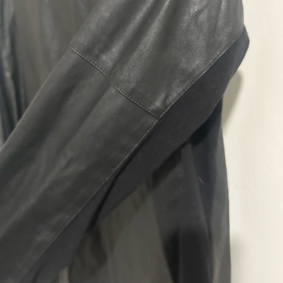 Bcbg faux leather button up - Picture 8 of 10